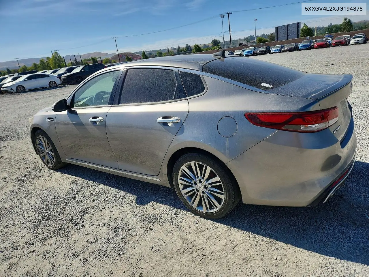 2018 Kia Optima Sxl VIN: 5XXGV4L2XJG194878 Lot: 57081486