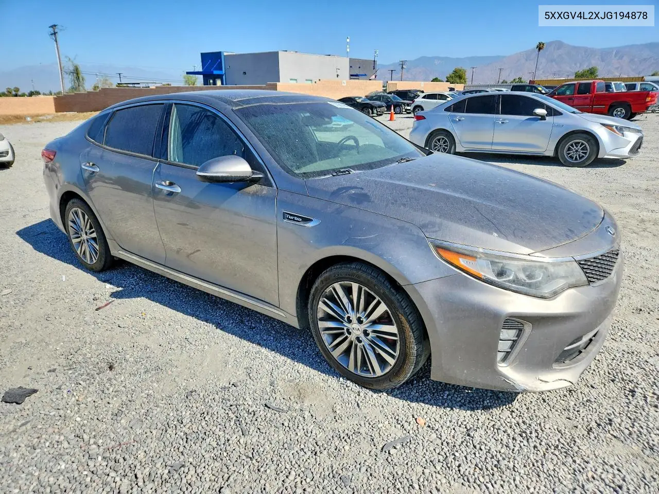 2018 Kia Optima Sxl VIN: 5XXGV4L2XJG194878 Lot: 57081486