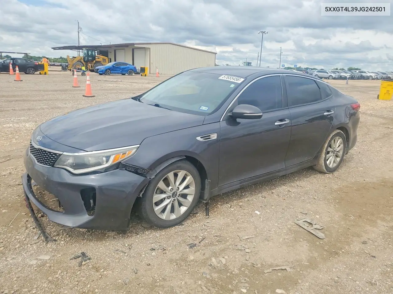 2018 Kia Optima S VIN: 5XXGT4L39JG242501 Lot: 57655456