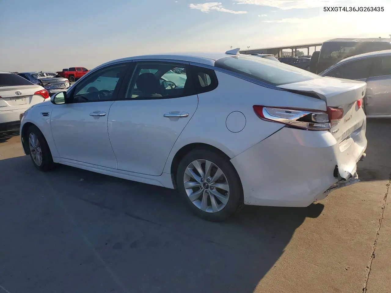 2018 Kia Optima Lx VIN: 5XXGT4L36JG263435 Lot: 59775786