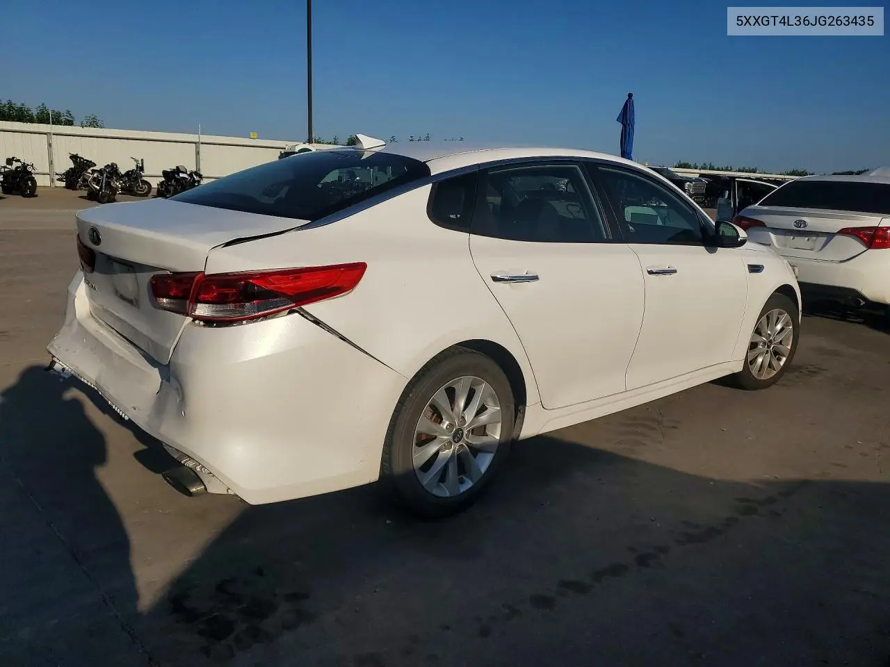 2018 Kia Optima Lx VIN: 5XXGT4L36JG263435 Lot: 59775786