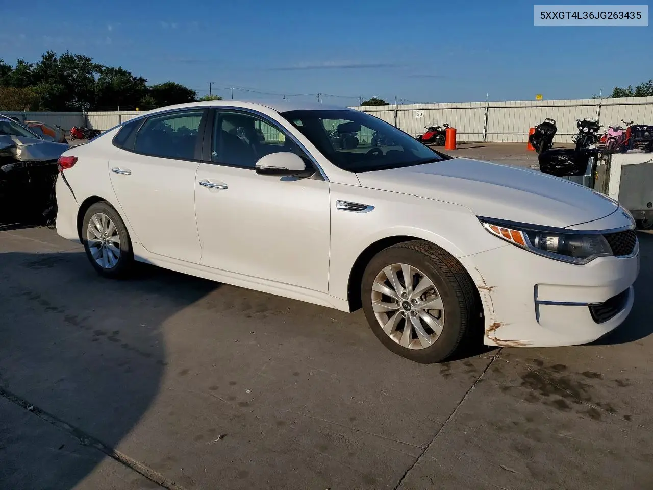 2018 Kia Optima Lx VIN: 5XXGT4L36JG263435 Lot: 59775786