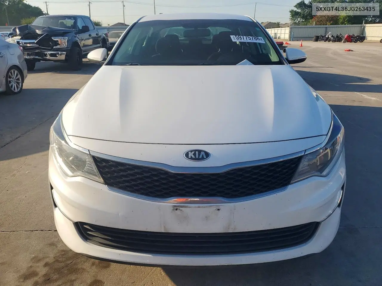 2018 Kia Optima Lx VIN: 5XXGT4L36JG263435 Lot: 59775786