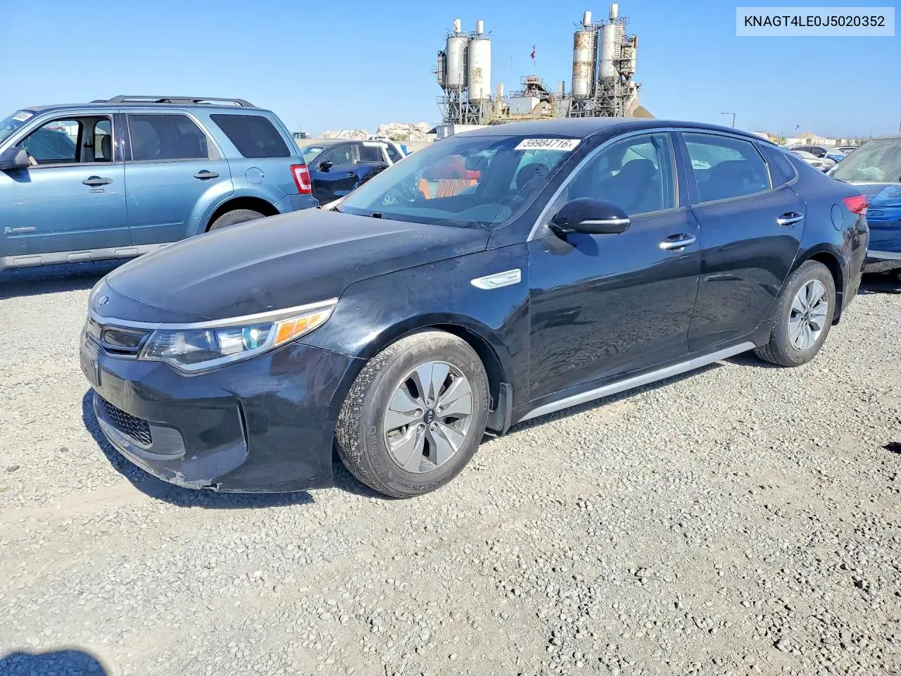 2018 Kia Optima Hybrid VIN: KNAGT4LE0J5020352 Lot: 59984716