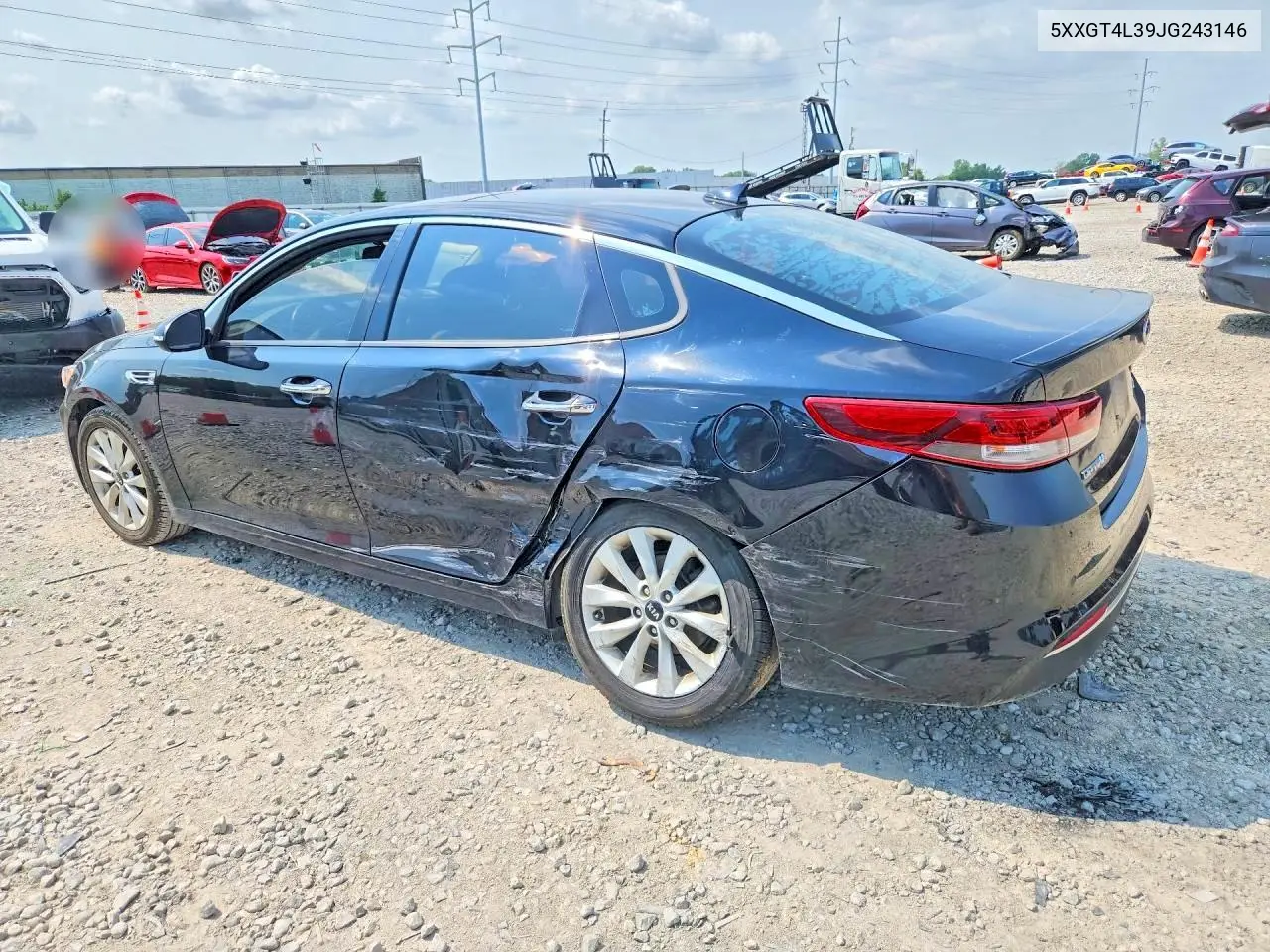 2018 Kia Optima S VIN: 5XXGT4L39JG243146 Lot: 60247126