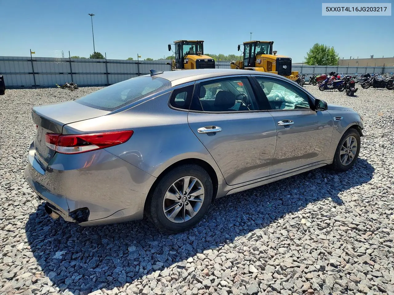 2018 Kia Optima Lx VIN: 5XXGT4L16JG203217 Lot: 60697556
