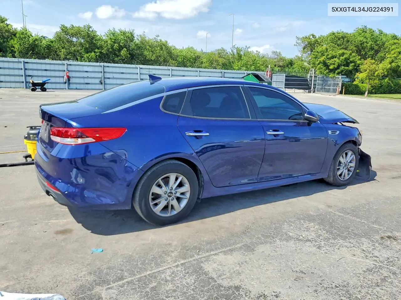 2018 Kia Optima Lx VIN: 5XXGT4L34JG224391 Lot: 61393356