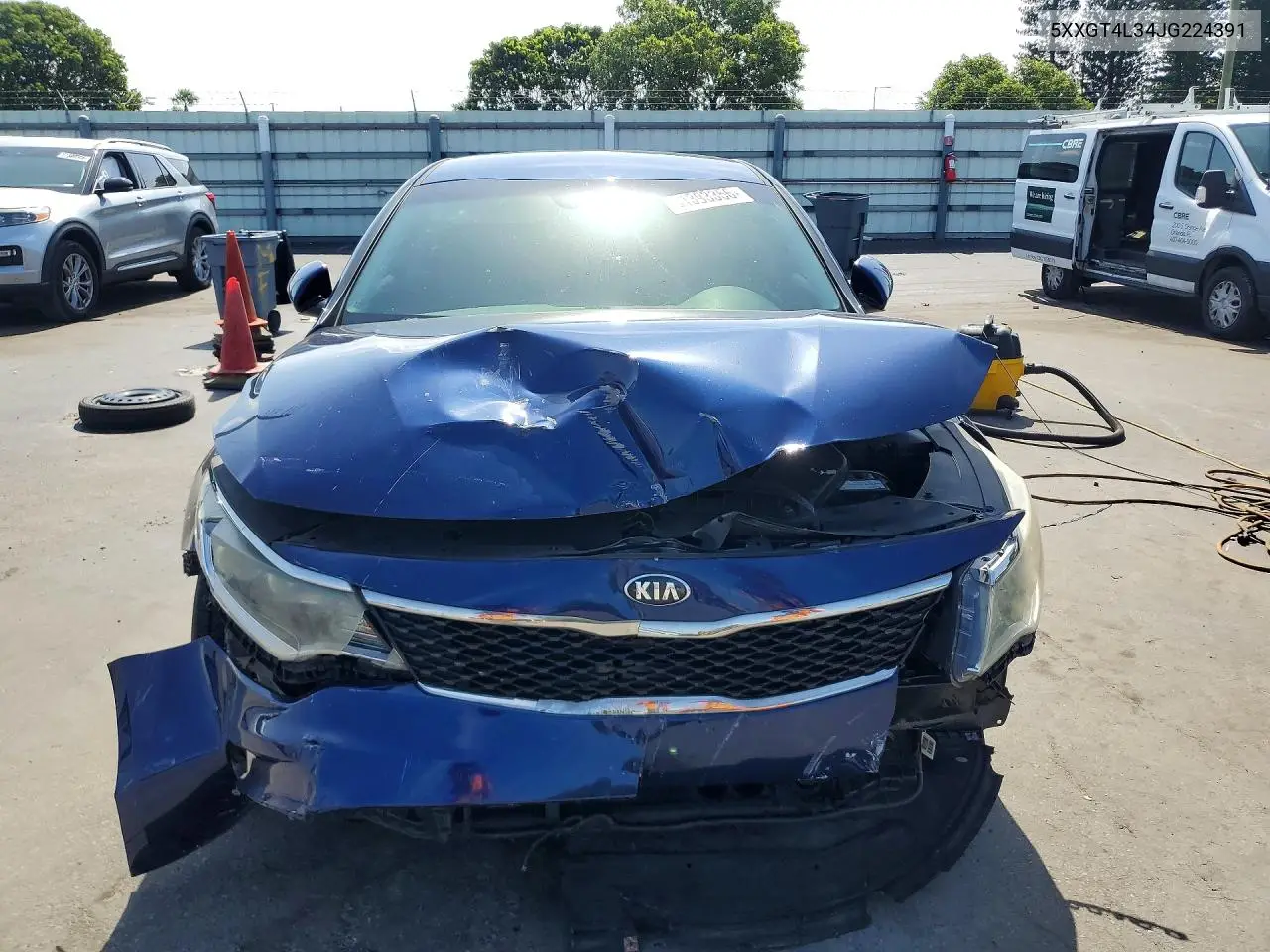 2018 Kia Optima Lx VIN: 5XXGT4L34JG224391 Lot: 61393356