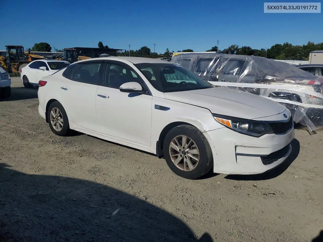 2018 Kia Optima Lx VIN: 5XXGT4L33JG191772 Lot: 61630996