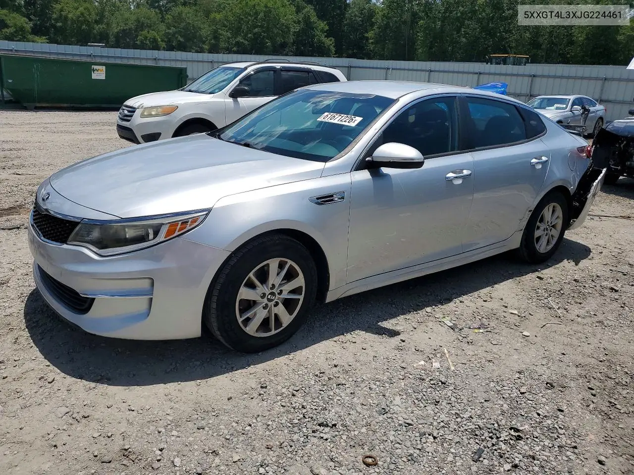 2018 Kia Optima Lx VIN: 5XXGT4L3XJG224461 Lot: 61671226