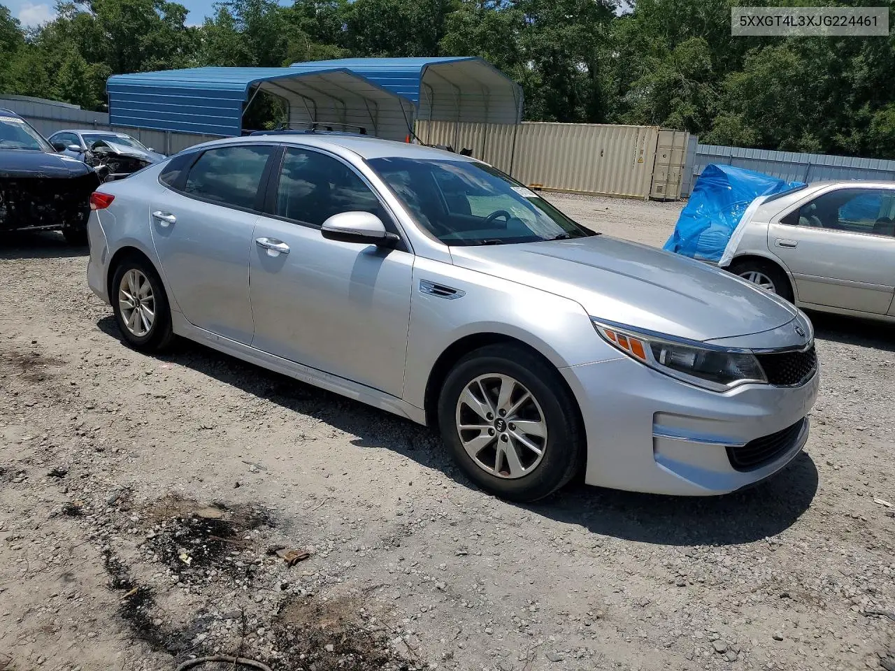 2018 Kia Optima Lx VIN: 5XXGT4L3XJG224461 Lot: 61671226
