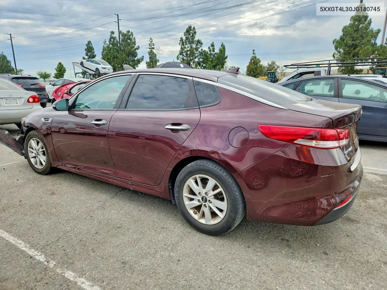 2018 Kia Optima Lx VIN: 5XXGT4L30JG180745 Lot: 61792276