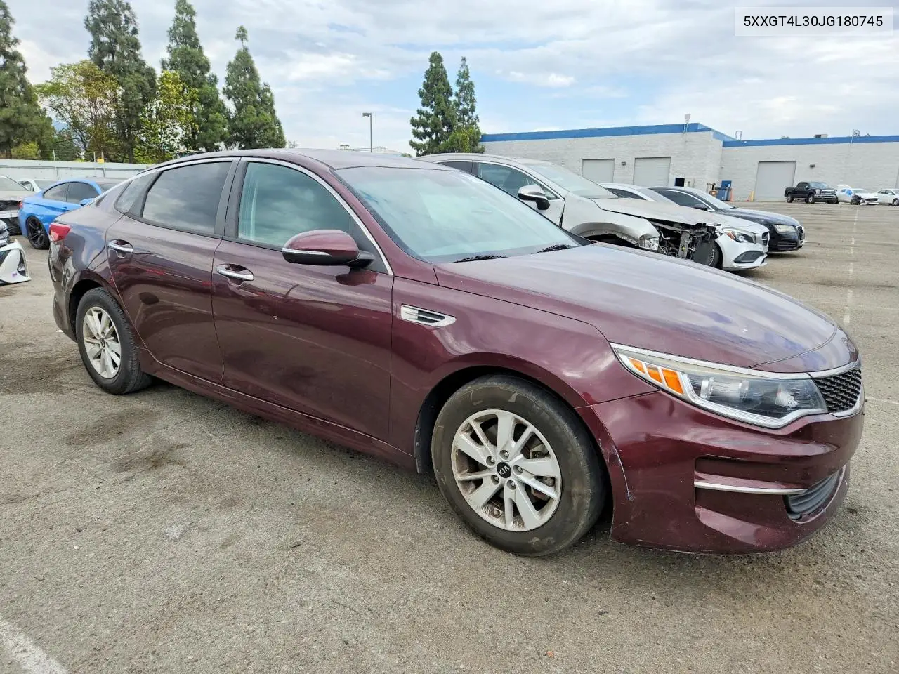 2018 Kia Optima Lx VIN: 5XXGT4L30JG180745 Lot: 61792276
