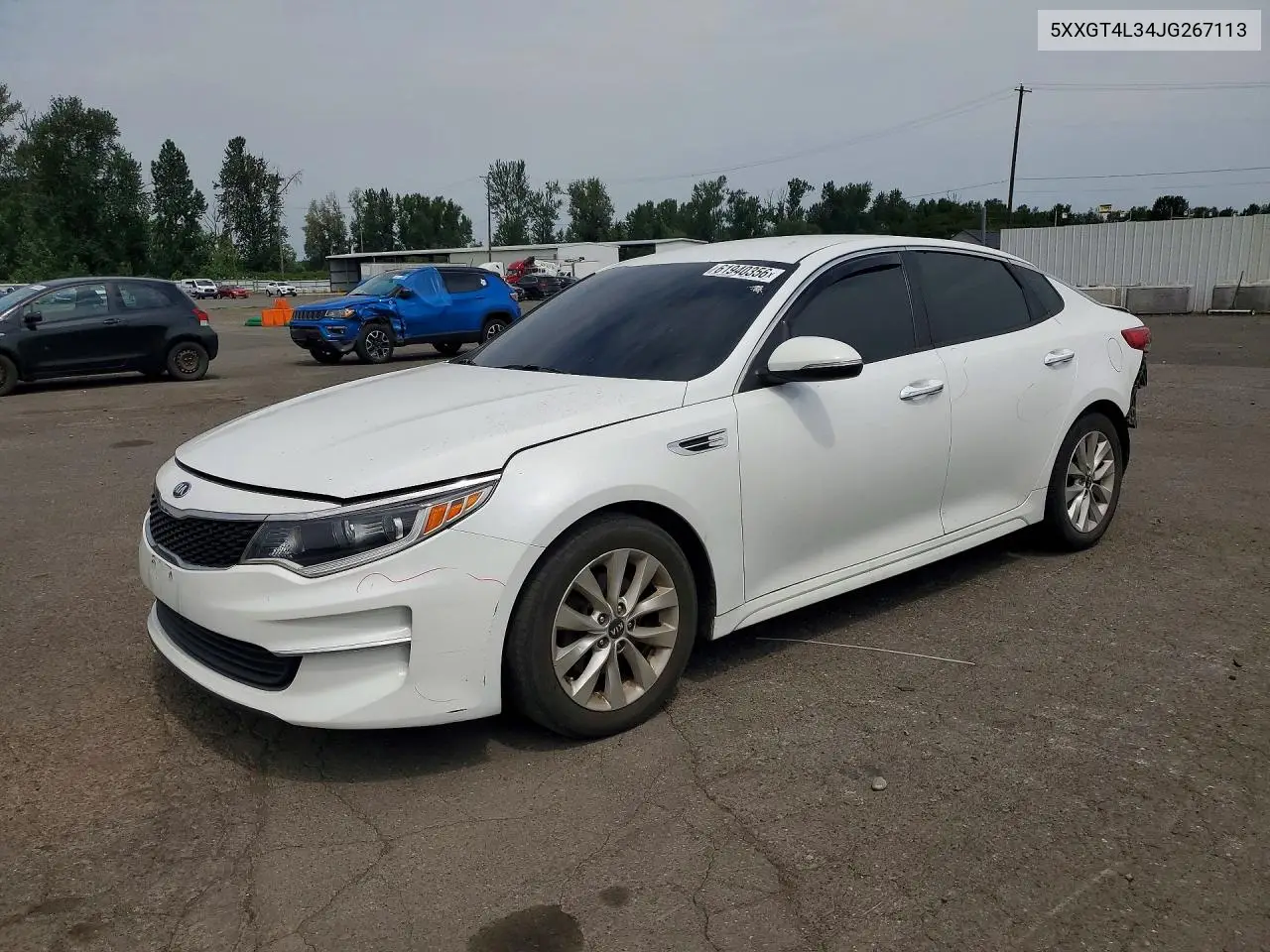 2018 Kia Optima Lx VIN: 5XXGT4L34JG267113 Lot: 61940356