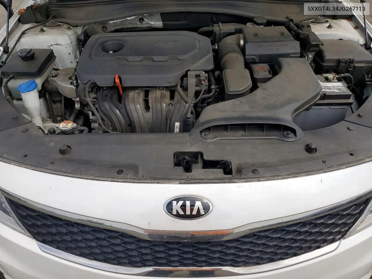 2018 Kia Optima Lx VIN: 5XXGT4L34JG267113 Lot: 61940356