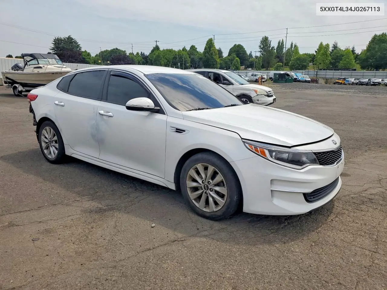 2018 Kia Optima Lx VIN: 5XXGT4L34JG267113 Lot: 61940356