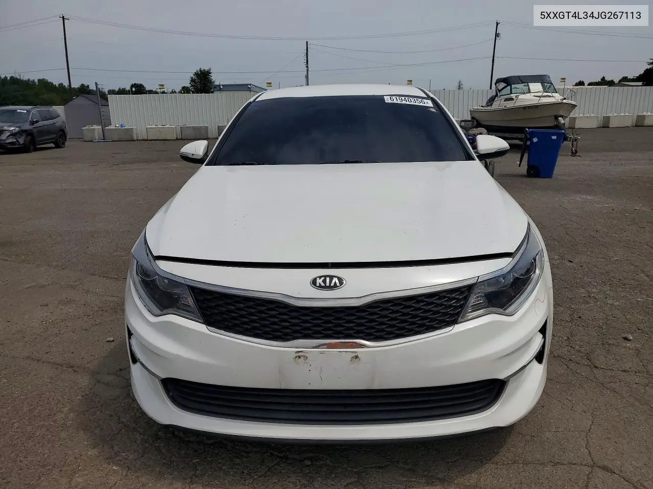 2018 Kia Optima Lx VIN: 5XXGT4L34JG267113 Lot: 61940356