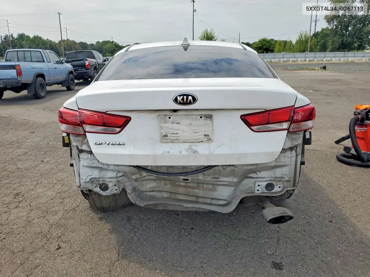 2018 Kia Optima Lx VIN: 5XXGT4L34JG267113 Lot: 61940356