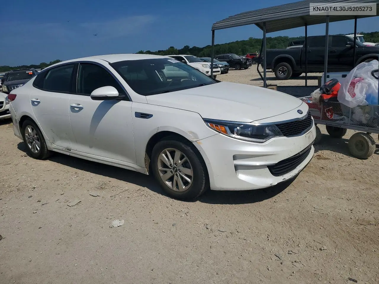 2018 Kia Optima Lx VIN: KNAGT4L30J5205273 Lot: 61959916