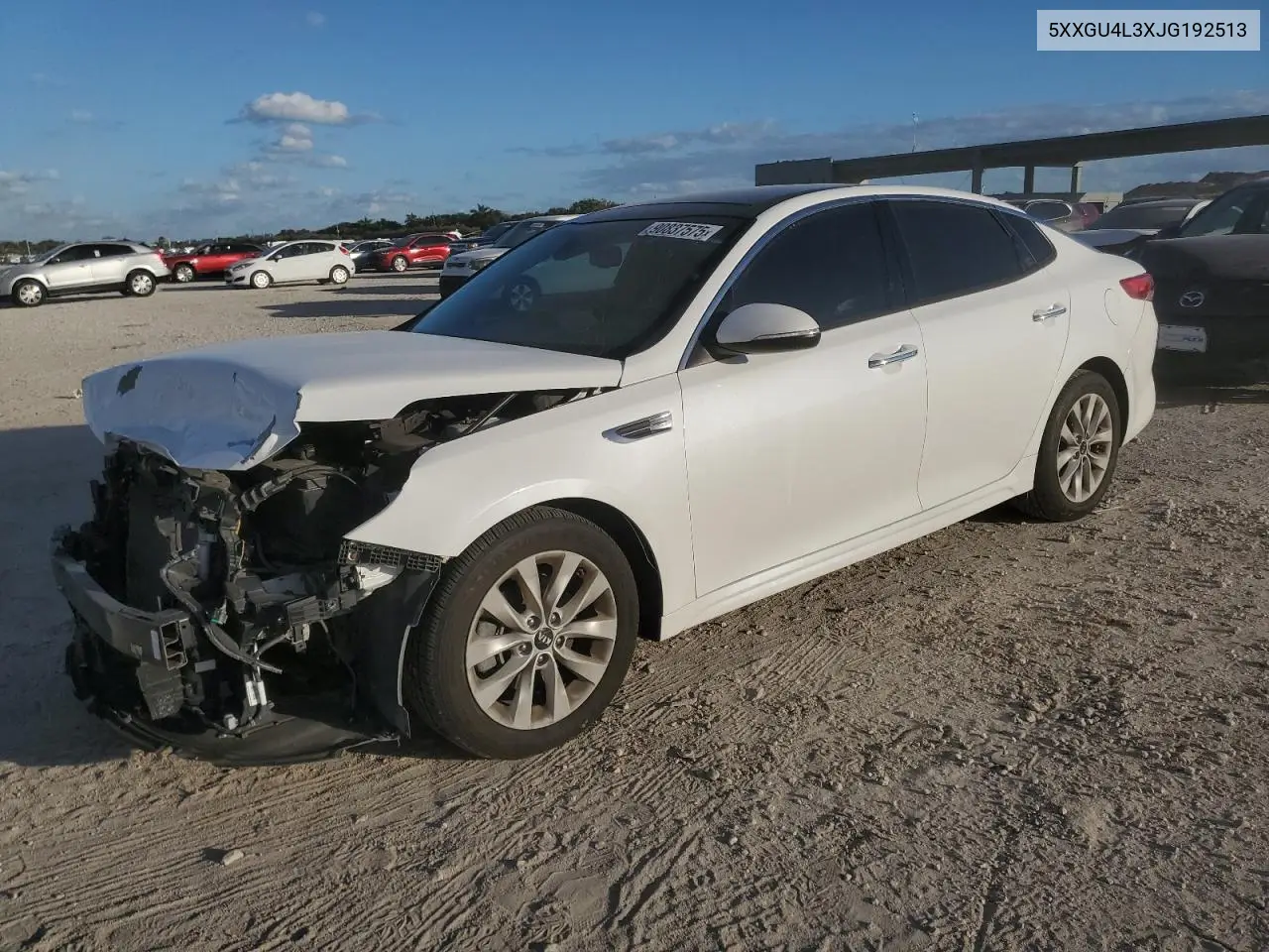 5XXGU4L3XJG192513 2018 Kia Optima Ex