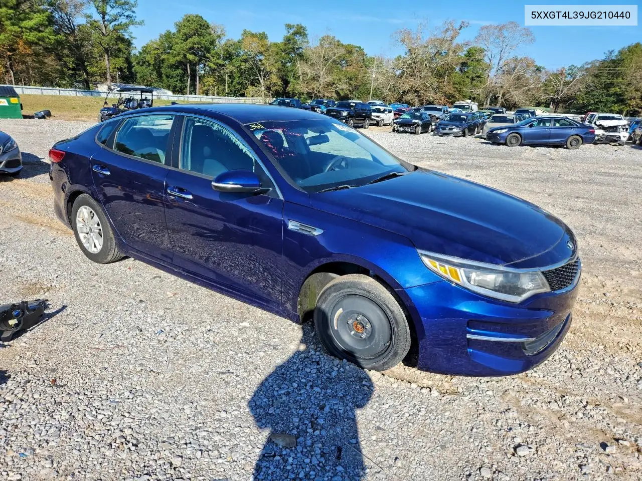 5XXGT4L39JG210440 2018 Kia Optima Lx