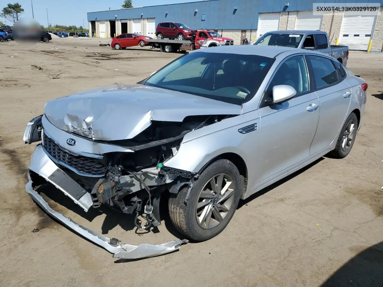 5XXGT4L33KG329120 2019 Kia Optima Lx