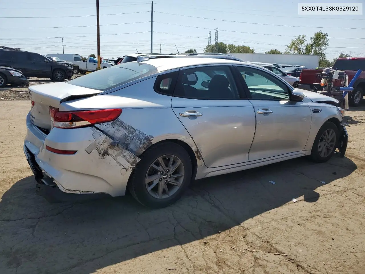 5XXGT4L33KG329120 2019 Kia Optima Lx
