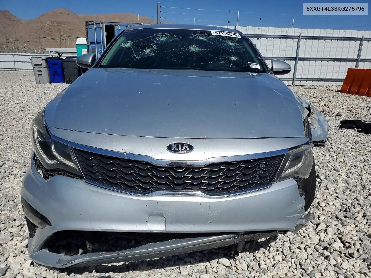 2019 Kia Optima Lx VIN: 5XXGT4L38KG275796 Lot: 57170626