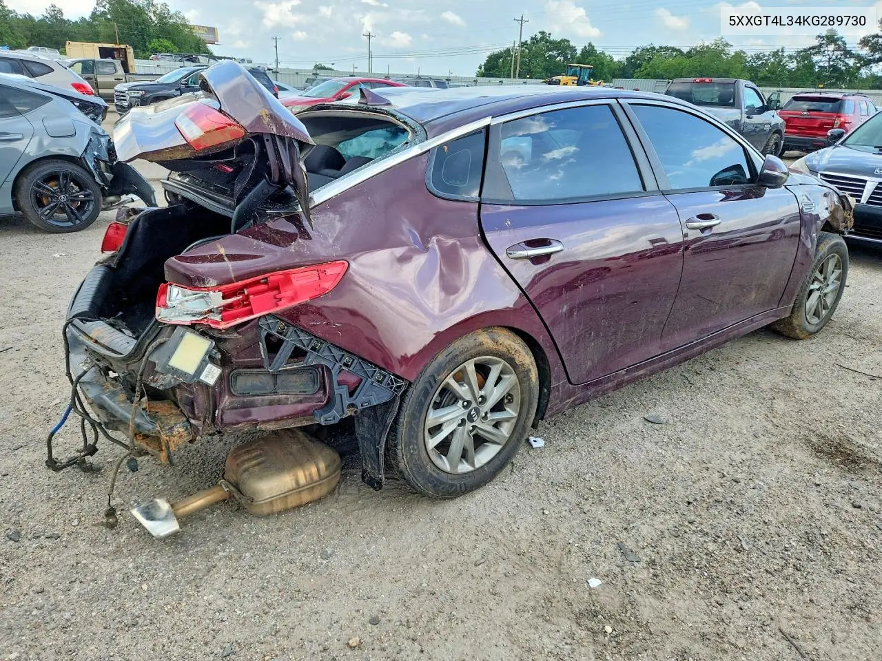 2019 Kia Optima Lx VIN: 5XXGT4L34KG289730 Lot: 58561716