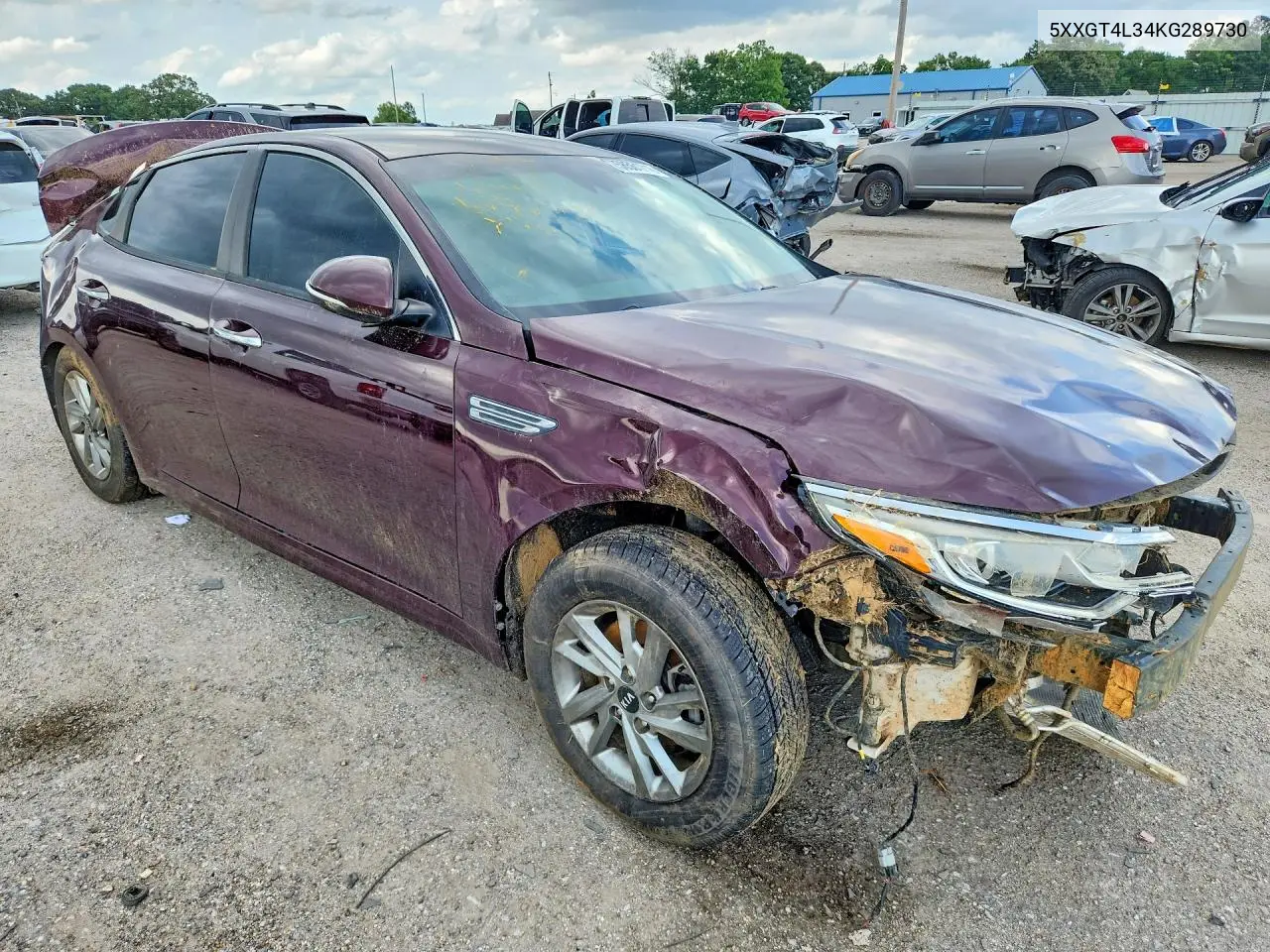 2019 Kia Optima Lx VIN: 5XXGT4L34KG289730 Lot: 58561716