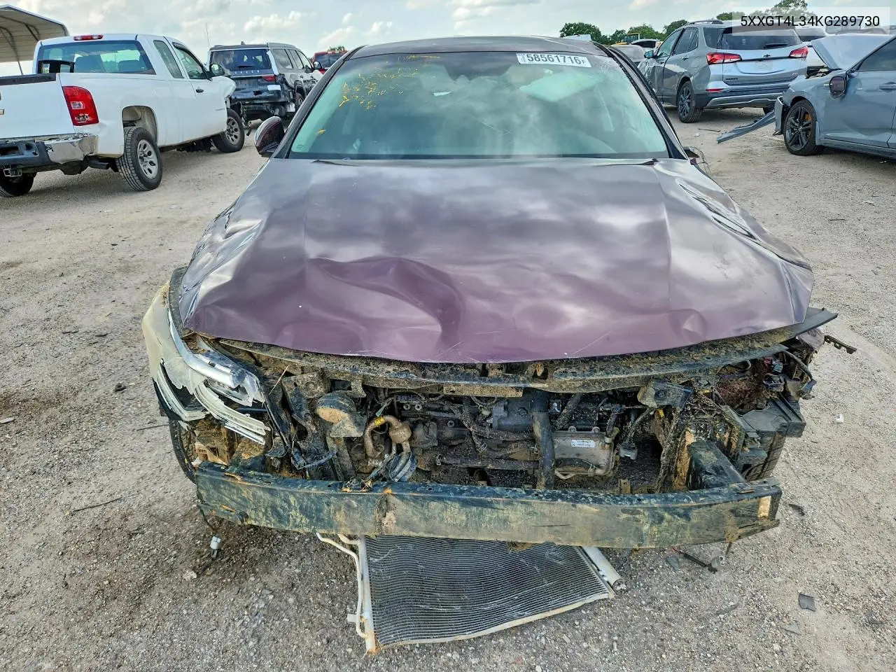 2019 Kia Optima Lx VIN: 5XXGT4L34KG289730 Lot: 58561716