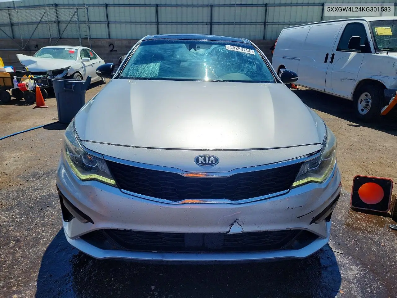 2019 Kia Optima Sx VIN: 5XXGW4L24KG301583 Lot: 59289756