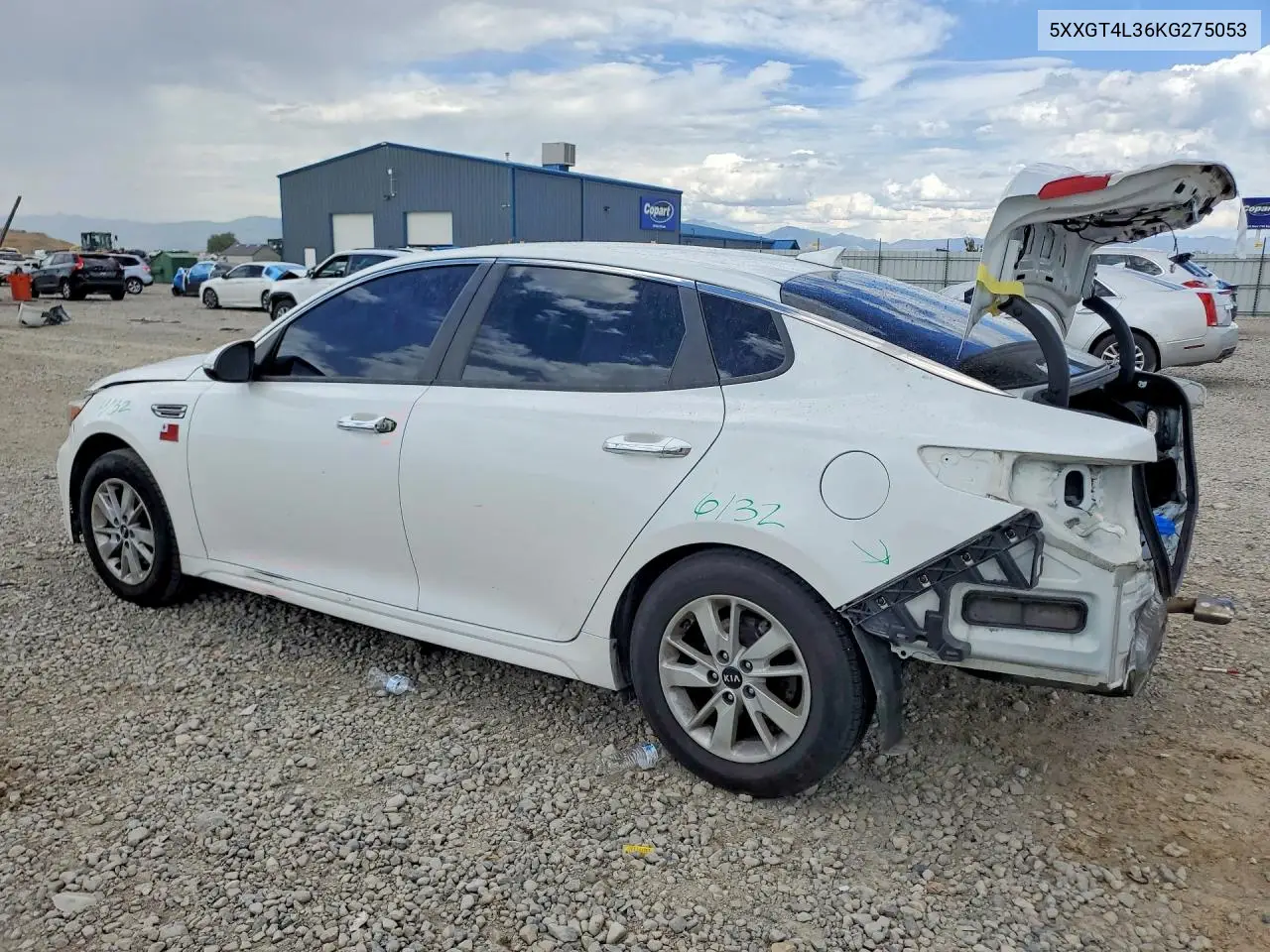 2019 Kia Optima Lx VIN: 5XXGT4L36KG275053 Lot: 59676276