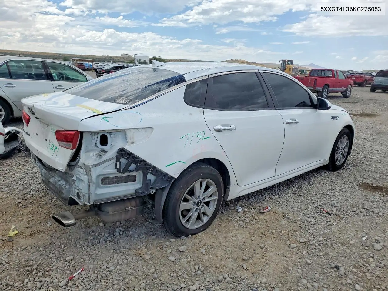 2019 Kia Optima Lx VIN: 5XXGT4L36KG275053 Lot: 59676276