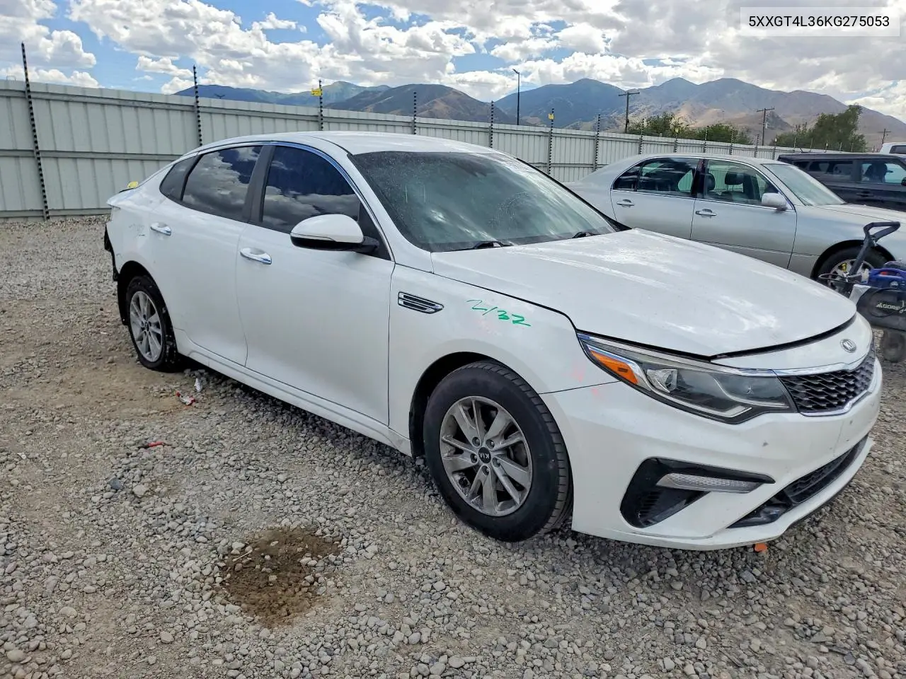 2019 Kia Optima Lx VIN: 5XXGT4L36KG275053 Lot: 59676276