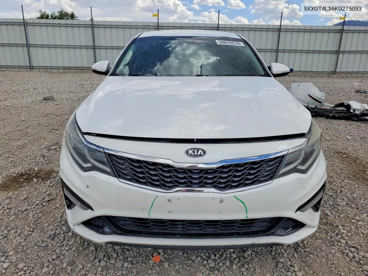 2019 Kia Optima Lx VIN: 5XXGT4L36KG275053 Lot: 59676276