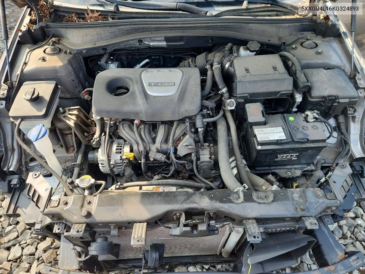 2019 Kia Optima Ex VIN: 5XXGU4L16KG324893 Lot: 60439106