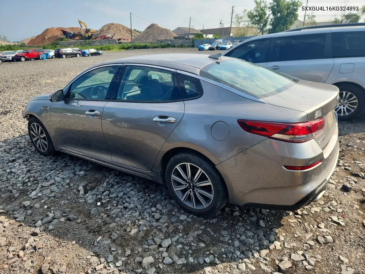 2019 Kia Optima Ex VIN: 5XXGU4L16KG324893 Lot: 60439106