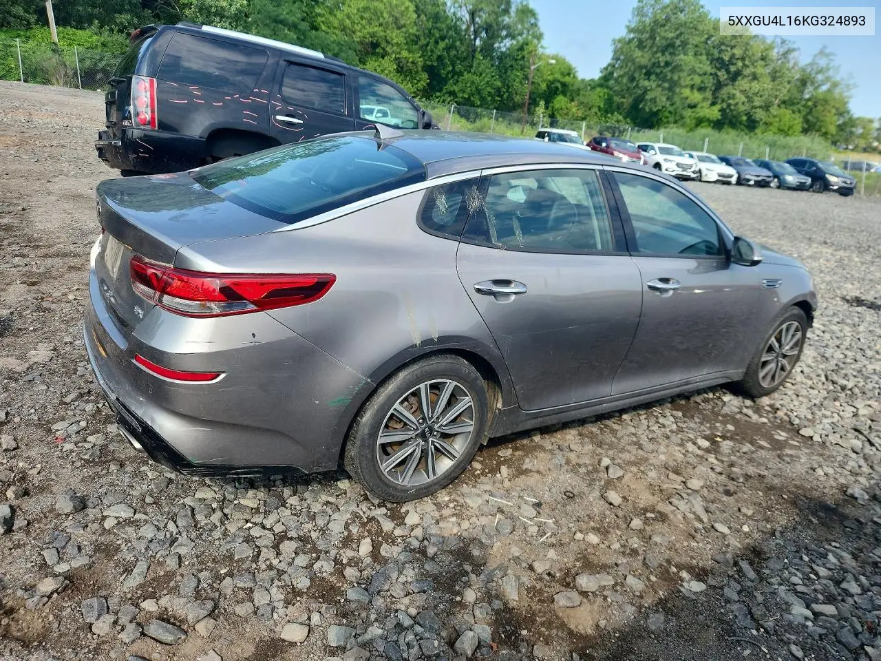 2019 Kia Optima Ex VIN: 5XXGU4L16KG324893 Lot: 60439106