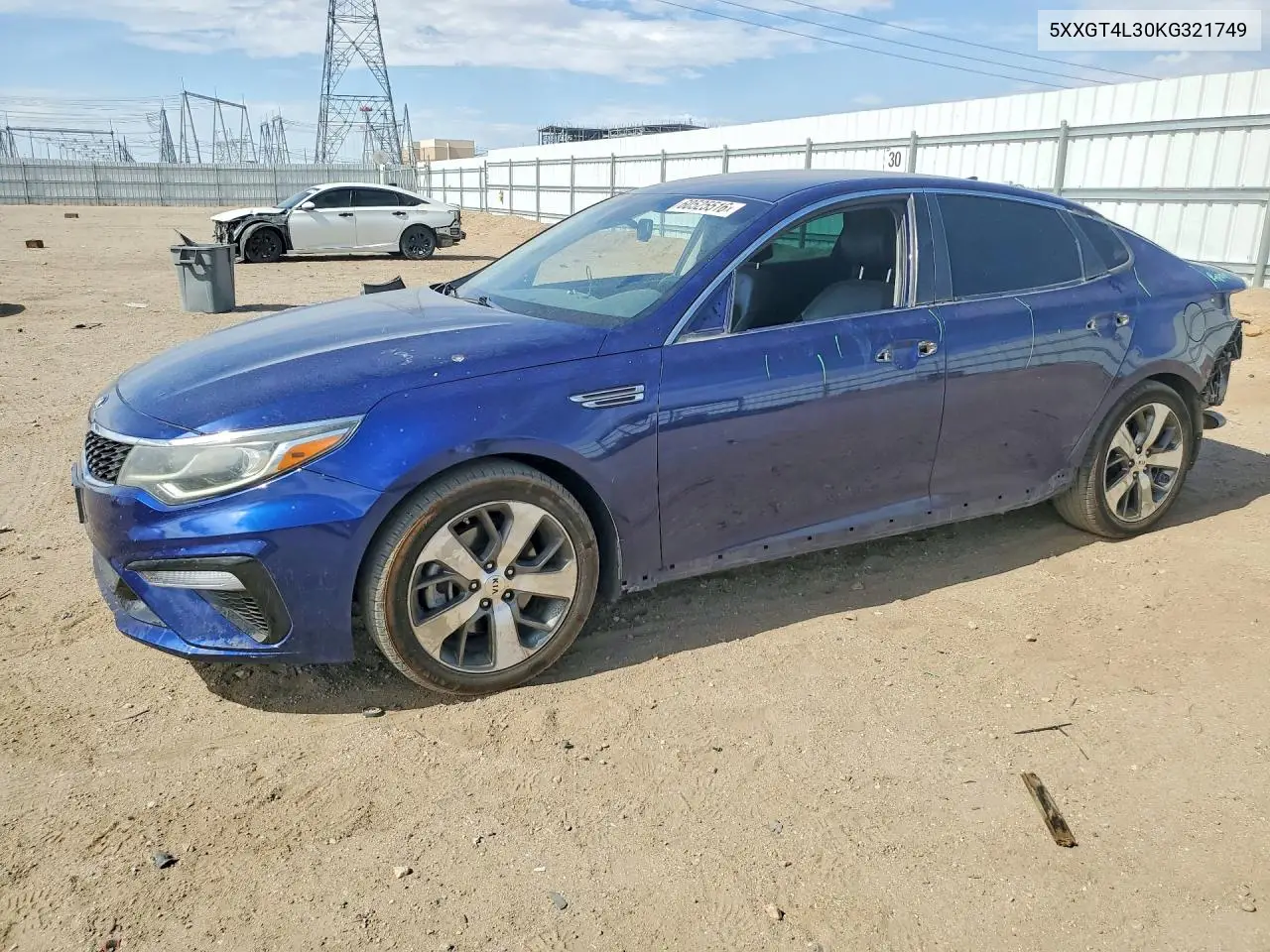 2019 Kia Optima S VIN: 5XXGT4L30KG321749 Lot: 60525516
