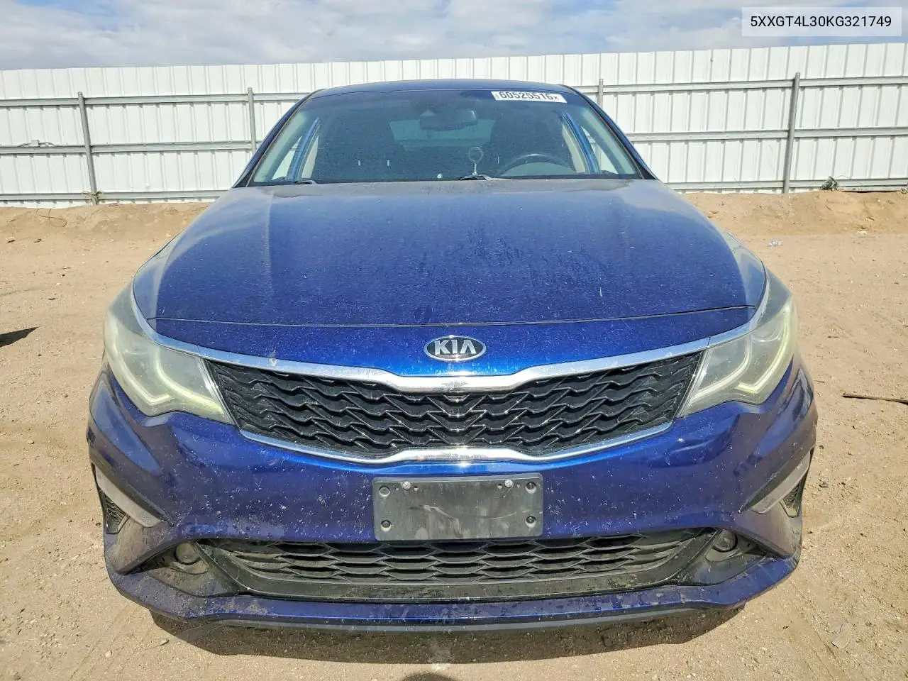 2019 Kia Optima S VIN: 5XXGT4L30KG321749 Lot: 60525516
