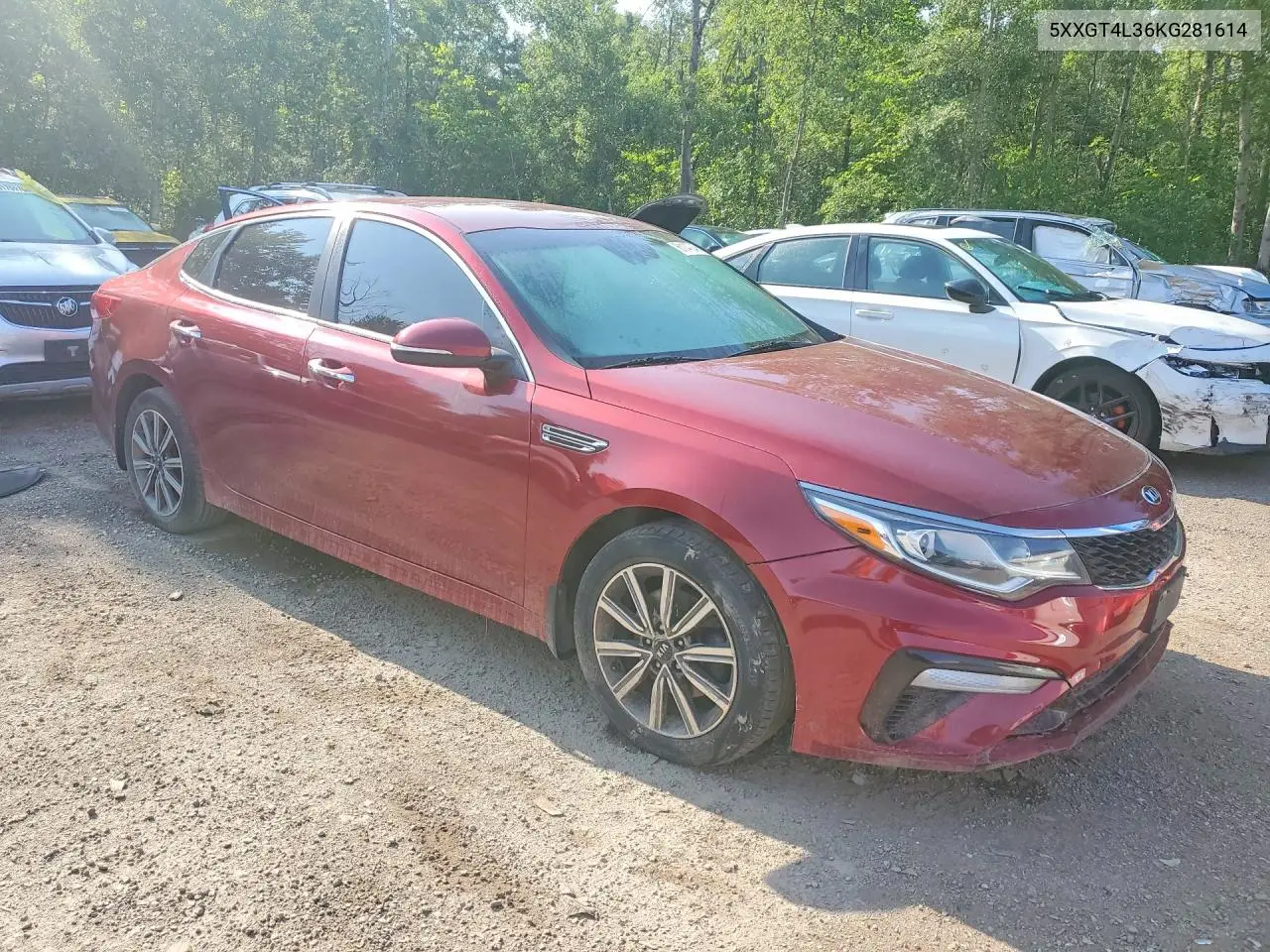 2019 Kia Optima Lx VIN: 5XXGT4L36KG281614 Lot: 61147246