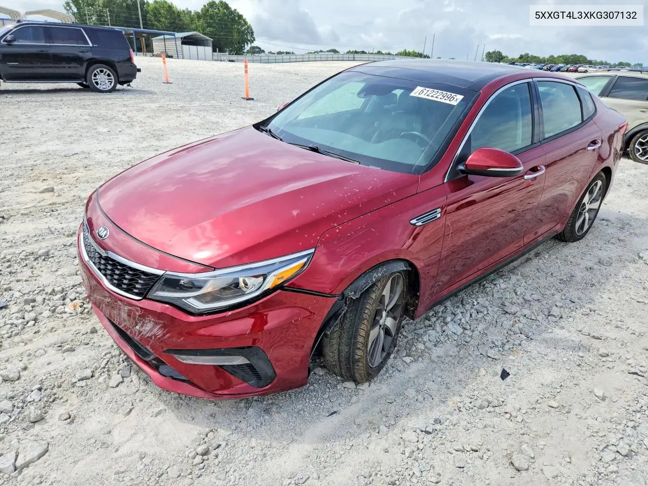 2019 Kia Optima S VIN: 5XXGT4L3XKG307132 Lot: 61222996