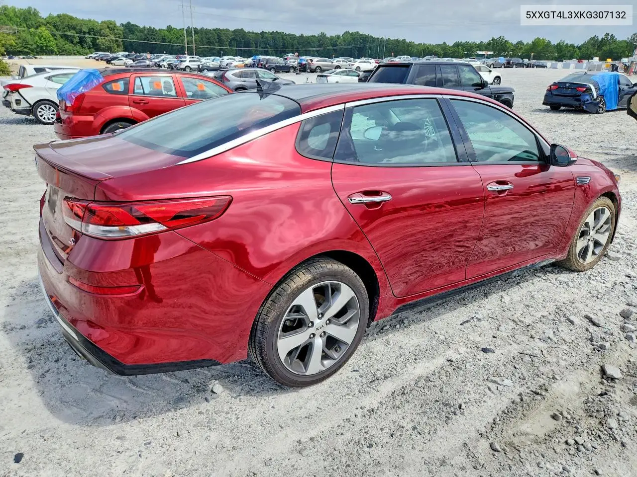 2019 Kia Optima S VIN: 5XXGT4L3XKG307132 Lot: 61222996