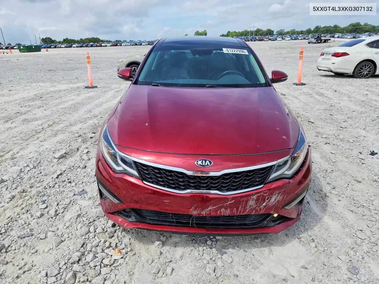 2019 Kia Optima S VIN: 5XXGT4L3XKG307132 Lot: 61222996