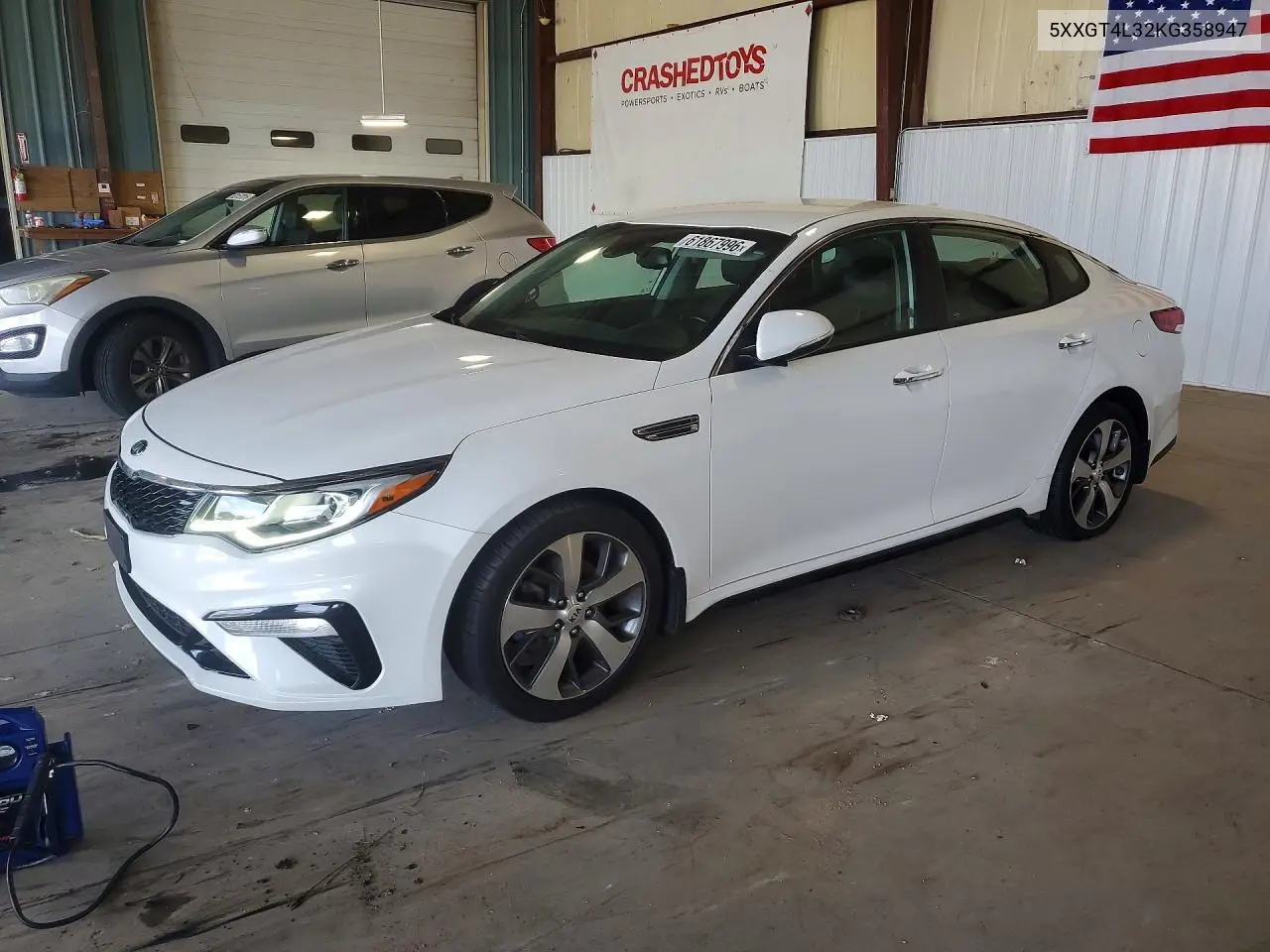 2019 Kia Optima S VIN: 5XXGT4L32KG358947 Lot: 61867996