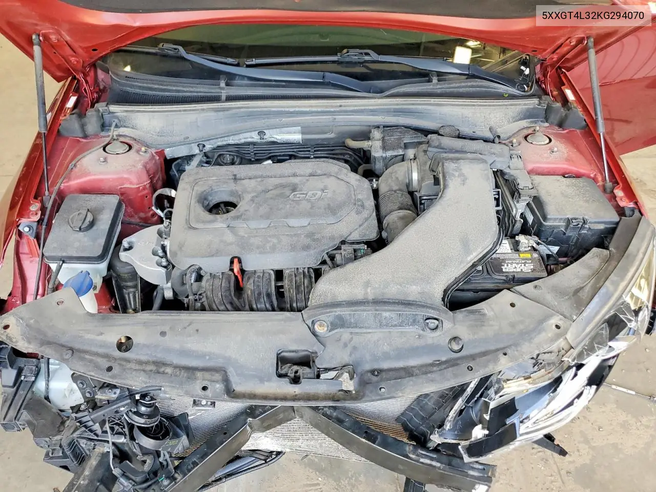 2019 Kia Optima S VIN: 5XXGT4L32KG294070 Lot: 61942326