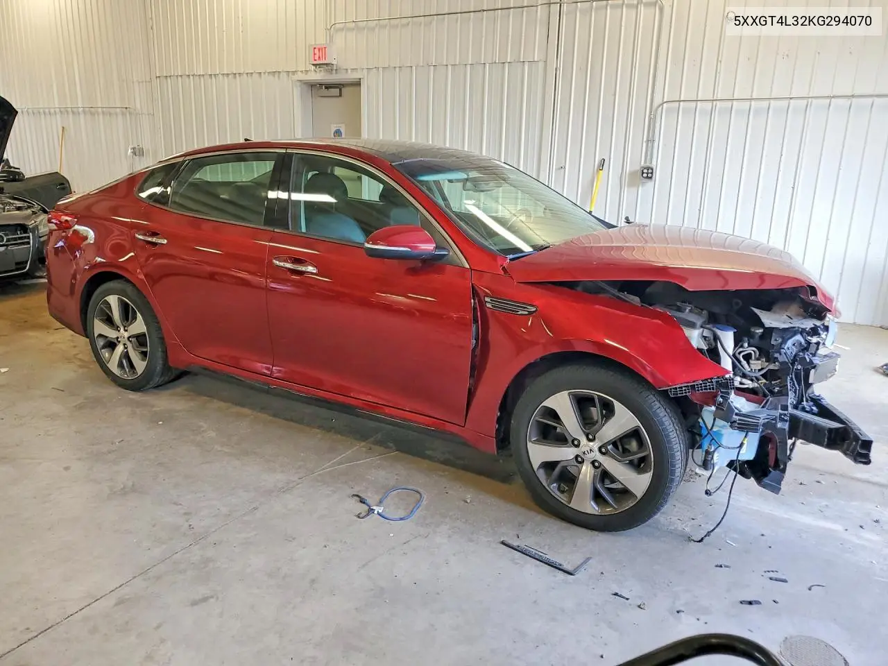 2019 Kia Optima S VIN: 5XXGT4L32KG294070 Lot: 61942326