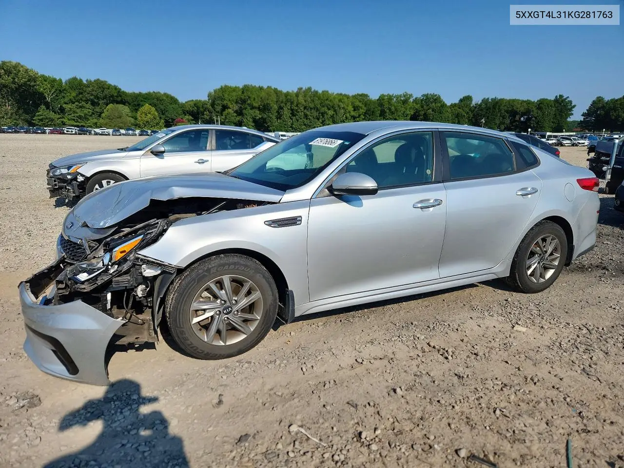 2019 Kia Optima Lx VIN: 5XXGT4L31KG281763 Lot: 61976866