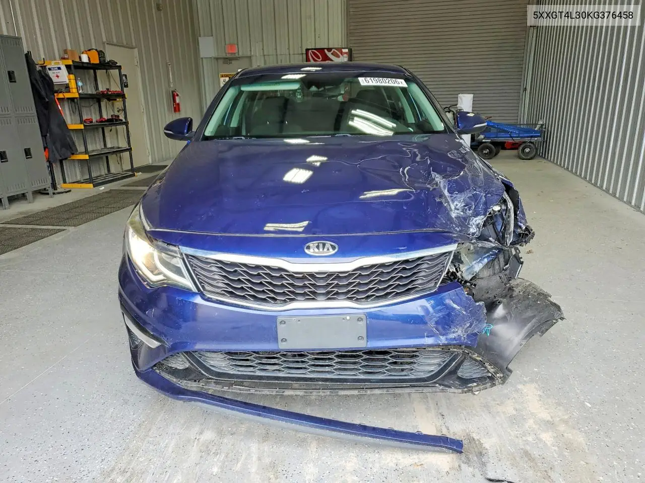 2019 Kia Optima Lx VIN: 5XXGT4L30KG376458 Lot: 61980206